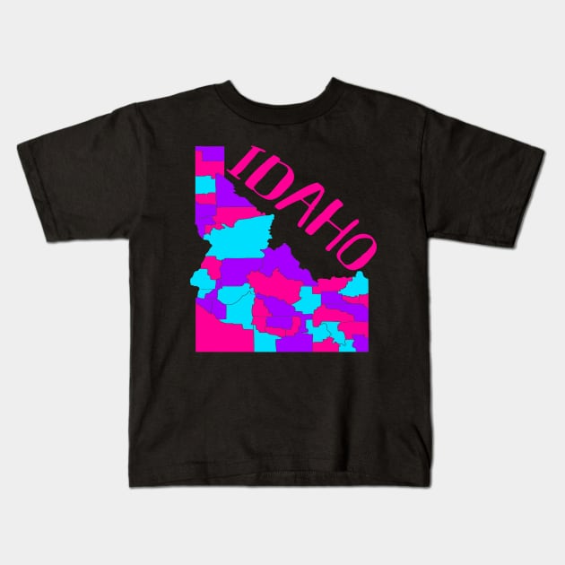 USA state: Idaho Kids T-Shirt by KK-Royal